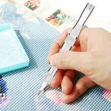 Load image into Gallery viewer, Diamond Painting Pen Kit with 5 Drill Pen Picking Heads and 1 Clay (White)