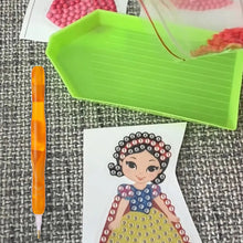 Load image into Gallery viewer, Diamond Painting Pen Kit with 5 Drill Pen Picking Heads and 1 Clay (Yellow)