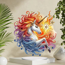 Load image into Gallery viewer, 2D Flat Unicorn Print DIY Desktop Diamond Art Kits for Home Office Desktop Decor