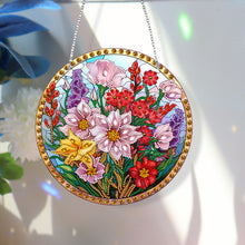 Load image into Gallery viewer, Suncatcher Diamond Painting Hanging Pendant Home Windows Decor (Flowers)