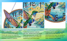 Load image into Gallery viewer, 2D Flat DIY Hummingbird Wooden Diamond Painting Clock Pendant Home Decoration