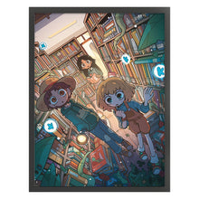 Load image into Gallery viewer, Yishu - Anime Exploration Team - 50*65CM 11CT 3 Stamped Cross Stitch