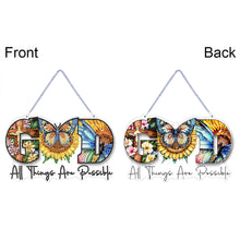 Load image into Gallery viewer, Acrylic Diamond Painting Hanging Pendant for Home Decor (Sunflower GOD)