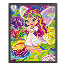 Load image into Gallery viewer, Huancan - Colorful Fairy - 40*50CM 11CT 3 Stamped Cross Stitch