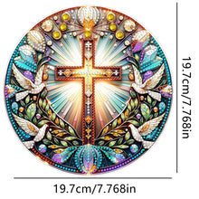 Load image into Gallery viewer, Special Shaped Cross Hanging Diamond Art Kits Bedroom Decoration
