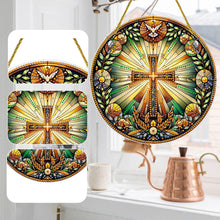 Load image into Gallery viewer, Special Shaped Cross Hanging Diamond Art Kits Bedroom Decoration