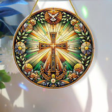 Load image into Gallery viewer, Special Shaped Cross Hanging Diamond Art Kits Bedroom Decoration