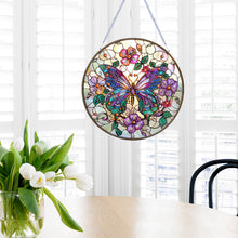 Load image into Gallery viewer, Double Sided Special Shaped Butterfly Hanging Diamond Art Kits Bedroom Decor