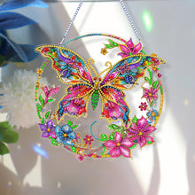 Load image into Gallery viewer, Double Sided Special Shaped Butterfly Hanging Diamond Art Kits Bedroom Decor