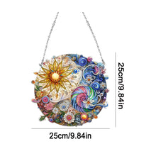 Load image into Gallery viewer, Sunflower 2D Flat DIY Diamond Painting Set Diamond Art Pendant Home Wall Decor