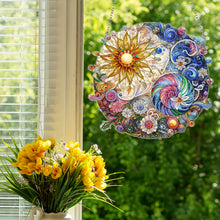 Load image into Gallery viewer, Sunflower 2D Flat DIY Diamond Painting Set Diamond Art Pendant Home Wall Decor