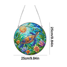 Load image into Gallery viewer, Sea Turtle 2D Flat DIY Diamond Painting Set Diamond Art Pendant Home Wall Decor