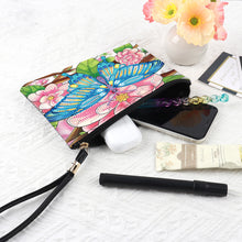 Load image into Gallery viewer, PU Partial Special Shaped Butterfly 5D DIY Diamond Painting Wallet Daily Purse
