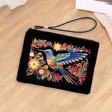 Load image into Gallery viewer, PU Partial Special Shaped Hummingbird 5D DIY Diamond Painting Wallet Daily Purse