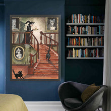 Load image into Gallery viewer, Yishu - Witch - 50*65CM 11CT 3 Stamped Cross Stitch