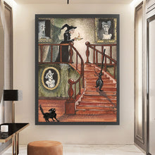 Load image into Gallery viewer, Yishu - Witch - 50*65CM 11CT 3 Stamped Cross Stitch