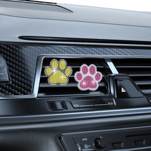 Load image into Gallery viewer, 6Pcs Diamond Painting Car Air Vent Clips Car Decor Gift for Women Girls(Dog Paw)