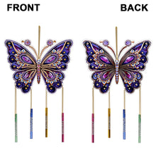 Load image into Gallery viewer, 2D Flat Butterfly Diamond Painting Wind Chimes Crystal Wind Chimes Pendant Kit