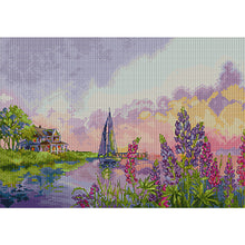 Load image into Gallery viewer, Spring Brand - Summer Scenery - 60*45CM 11CT 3 Stamped Cross Stitch