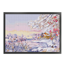 Load image into Gallery viewer, Spring Brand - Winter Morning - 55*42CM 11CT 3 Stamped Cross Stitch