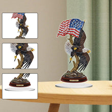 Load image into Gallery viewer, 2D Flat American Eagle DIY Diamond Painting Desktop Ornaments Kit for Home Decor
