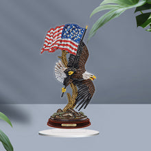 Load image into Gallery viewer, 2D Flat American Eagle DIY Diamond Painting Desktop Ornaments Kit for Home Decor