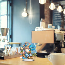 Load image into Gallery viewer, Acrylic Forget-Me-Not Gnome Desktop Diamond Art Kits Bedroom Table Decoration