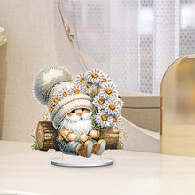 Load image into Gallery viewer, Acrylic Daisy Gnome 5D DIY Desktop Diamond Art Kits Bedroom Table Decoration