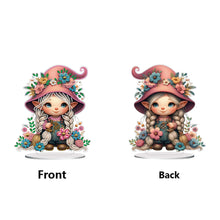 Load image into Gallery viewer, Double Side Special Shaped Cute Girl Diamond Painting Desktop Ornaments Kit