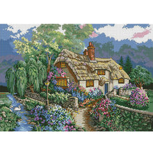 Load image into Gallery viewer, Joy Sunday - Sunset - 54*38CM 14CT 2 Stamped Cross Stitch