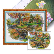 Load image into Gallery viewer, Joy Sunday - Autumn Scenery - 36*30CM 14CT 2 Stamped Cross Stitch