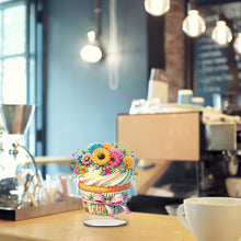 Load image into Gallery viewer, Acrylic Flower Cake Table Top Diamond Painting Ornament Kits for Home Decor