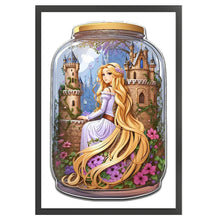 Load image into Gallery viewer, Yishu - Rapunzel In A Bottle - 40*60CM 11CT 3 Stamped Cross Stitch