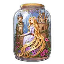 Load image into Gallery viewer, Yishu - Rapunzel In A Bottle - 40*60CM 11CT 3 Stamped Cross Stitch