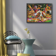 Load image into Gallery viewer, Joy Sunday - The Drawing Dog - 53*41CM 14CT 2 Stamped Cross Stitch