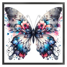 Load image into Gallery viewer, Huancan - Colorful Butterflies - 45*45CM 11CT 3 Stamped Cross Stitch
