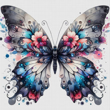 Load image into Gallery viewer, Huancan - Colorful Butterflies - 45*45CM 11CT 3 Stamped Cross Stitch
