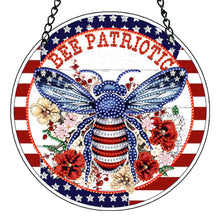 Load image into Gallery viewer, Bee 2D Flat DIY Diamond Art Suncatcher Diamond Art Pendant for Home Decor