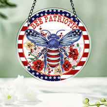 Load image into Gallery viewer, Bee 2D Flat DIY Diamond Art Suncatcher Diamond Art Pendant for Home Decor