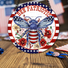 Load image into Gallery viewer, Bee 2D Flat DIY Diamond Art Suncatcher Diamond Art Pendant for Home Decor