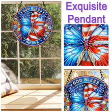 Load image into Gallery viewer, Butterfly 2D Flat DIY Diamond Art Suncatcher Diamond Art Pendant Home Decor