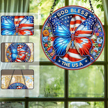 Load image into Gallery viewer, Butterfly 2D Flat DIY Diamond Art Suncatcher Diamond Art Pendant Home Decor