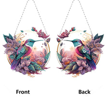 Load image into Gallery viewer, 2D Flat DIY Hummingbird Diamond Art Pendant Window Hanging Art for Home Decor