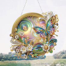 Load image into Gallery viewer, 2D Flat DIY Butterfly Diamond Art Pendant Window Hanging Art for Home Decor