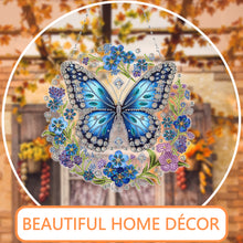 Load image into Gallery viewer, 2D Flat DIY Butterfly Diamond Art Pendant Window Hanging Art for Home Decor