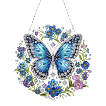 Load image into Gallery viewer, 2D Flat DIY Butterfly Diamond Art Pendant Window Hanging Art for Home Decor