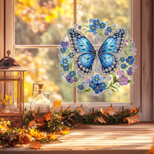 Load image into Gallery viewer, 2D Flat DIY Butterfly Diamond Art Pendant Window Hanging Art for Home Decor