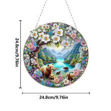 Load image into Gallery viewer, Landscape Double Sided Effect Diamond Painting Hanging Pendant (Landscape)