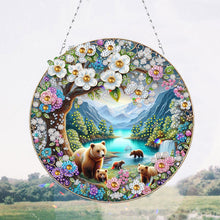 Load image into Gallery viewer, Landscape Double Sided Effect Diamond Painting Hanging Pendant (Landscape)