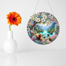 Load image into Gallery viewer, Landscape Double Sided Effect Diamond Painting Hanging Pendant (Landscape)